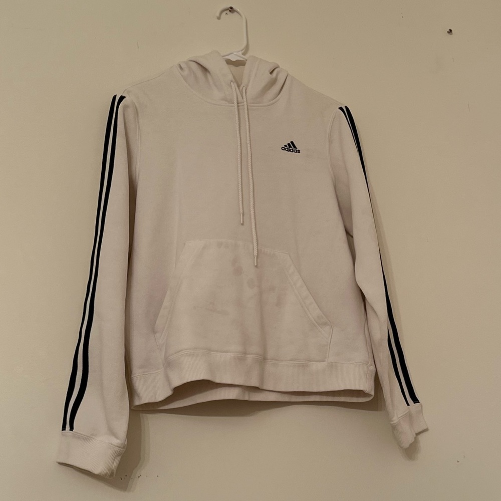 White Adidas Sweatshirt